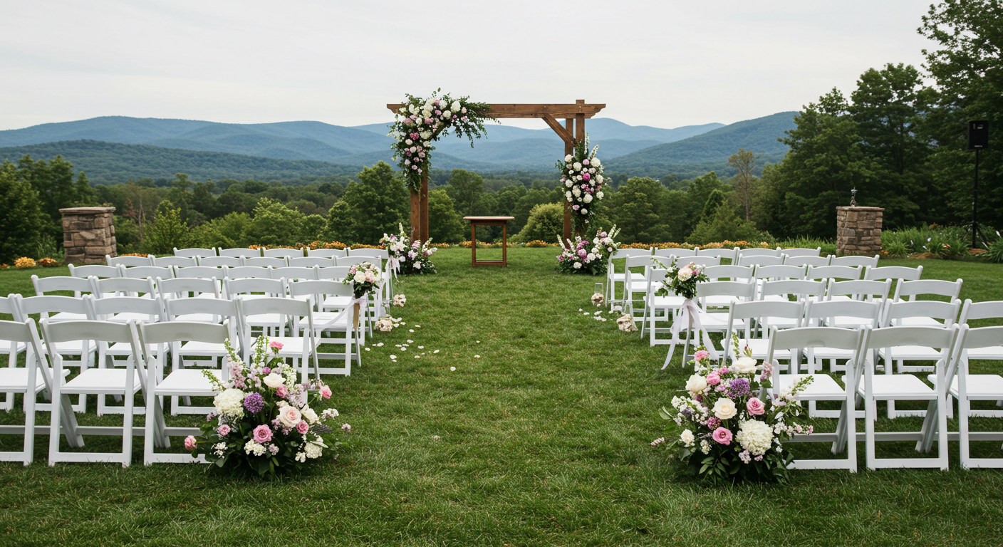 Ceremony site, EZM Events does ceremony sound